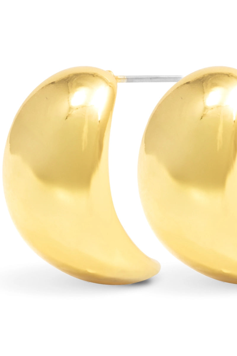 GOLD IRIS WIDE HUGGIE