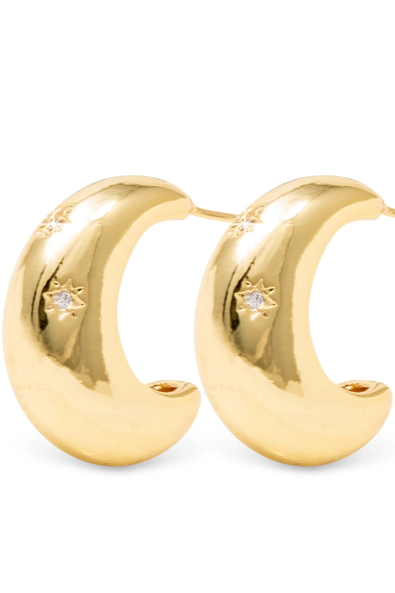 PAISLEY POLISHED HUGGIE