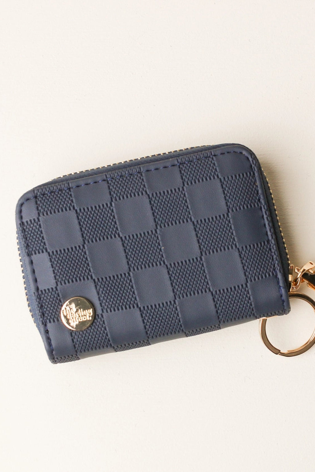 URBAN CHECK PLEATHER WALLET