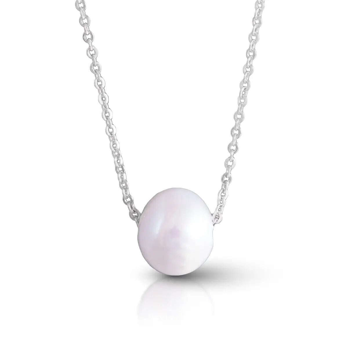 SOLITAIRE PEARL NECKLACE