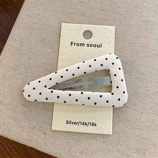 POLKA DOT HAIR CLIP