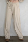 CLOUD STRIPE FLEECE PANTS