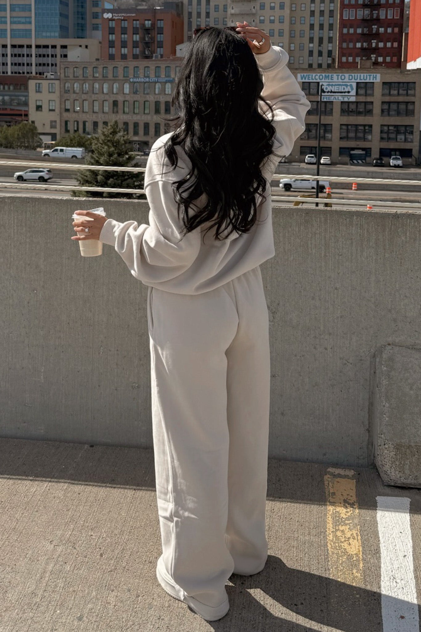 EASY LIVING WIDE LEG SWEATPANT