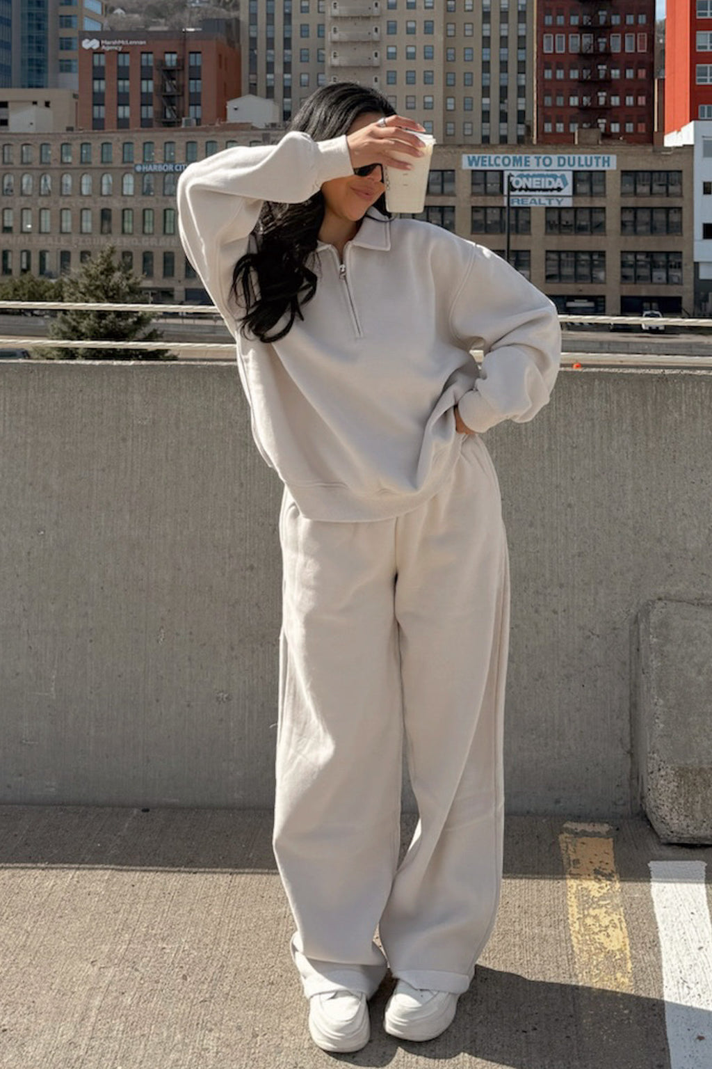 EASY LIVING 1/4 ZIP CREW