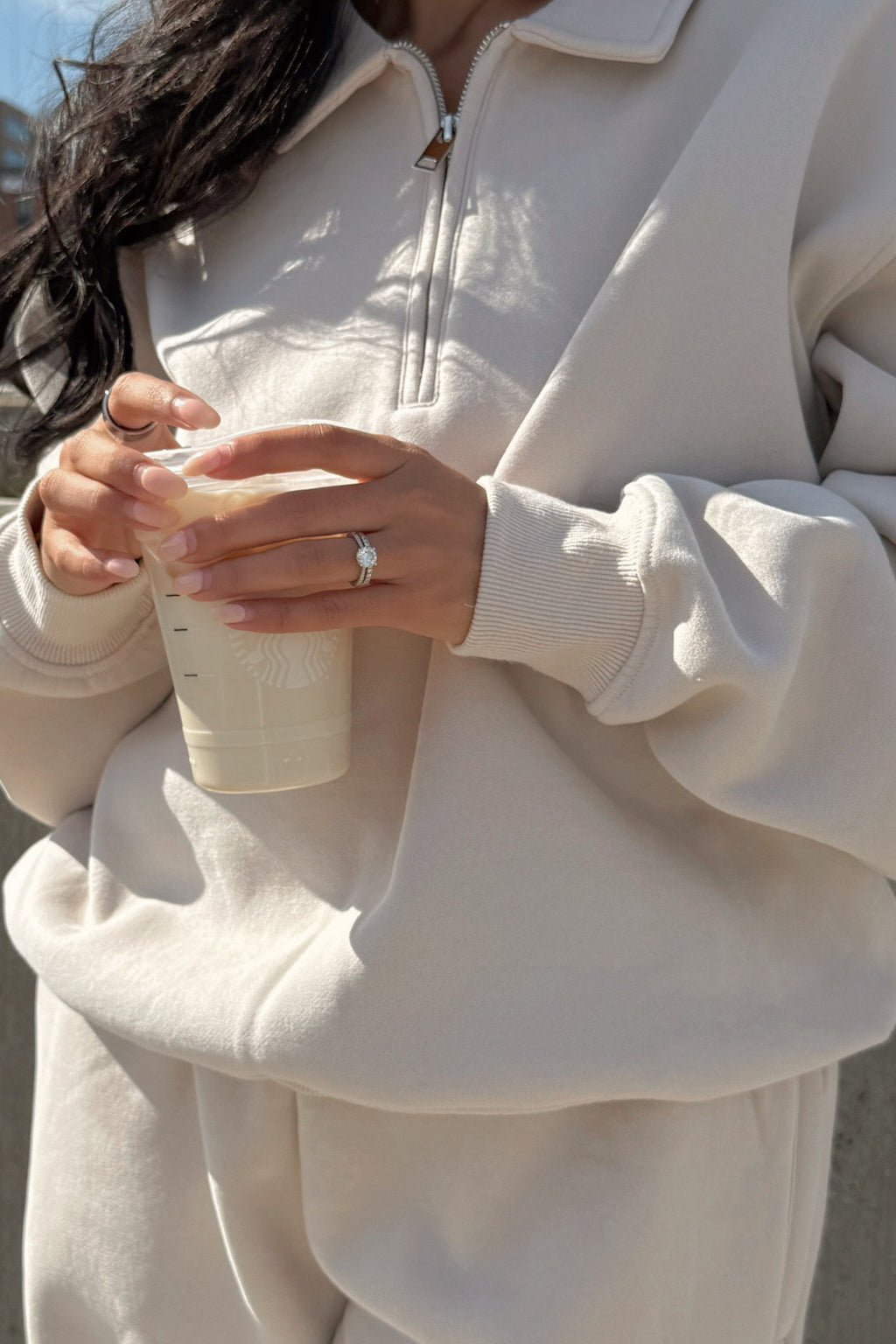 EASY LIVING 1/4 ZIP CREW