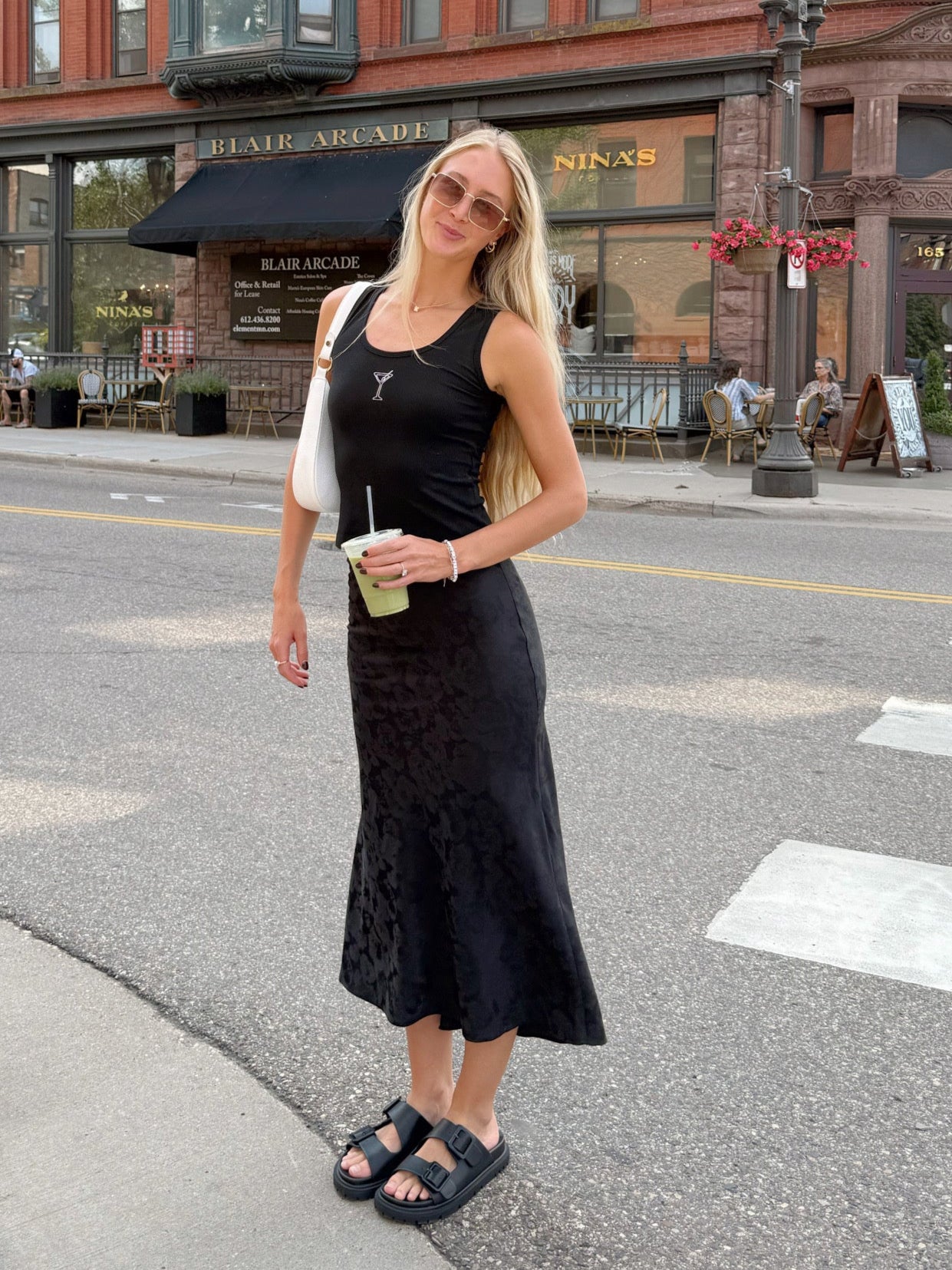 EMBROIDERED MARTINI TANK