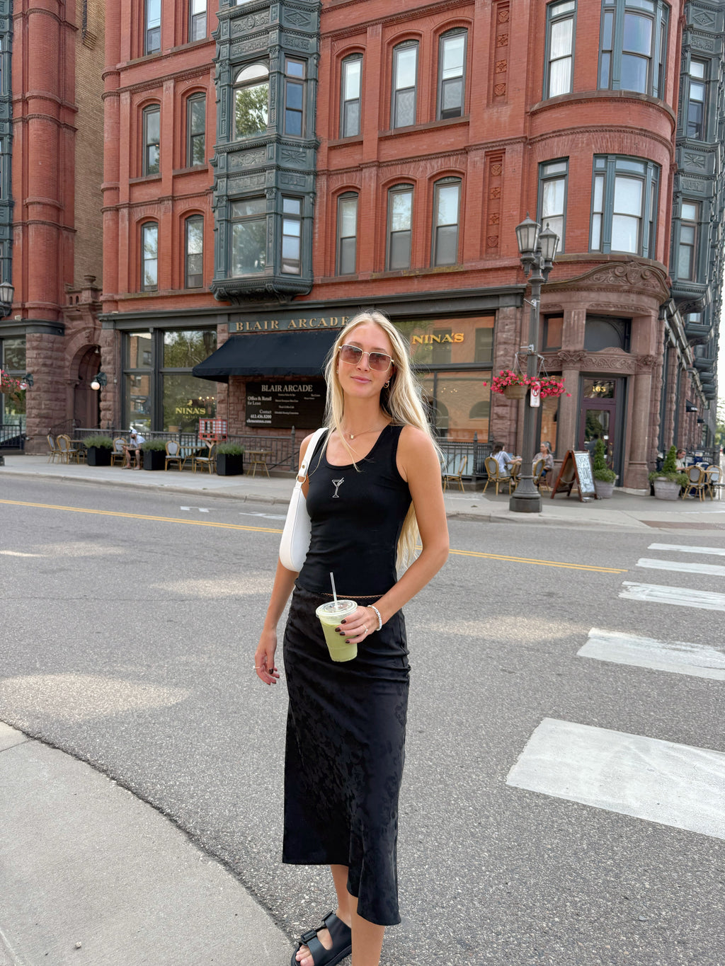 EMBROIDERED MARTINI TANK