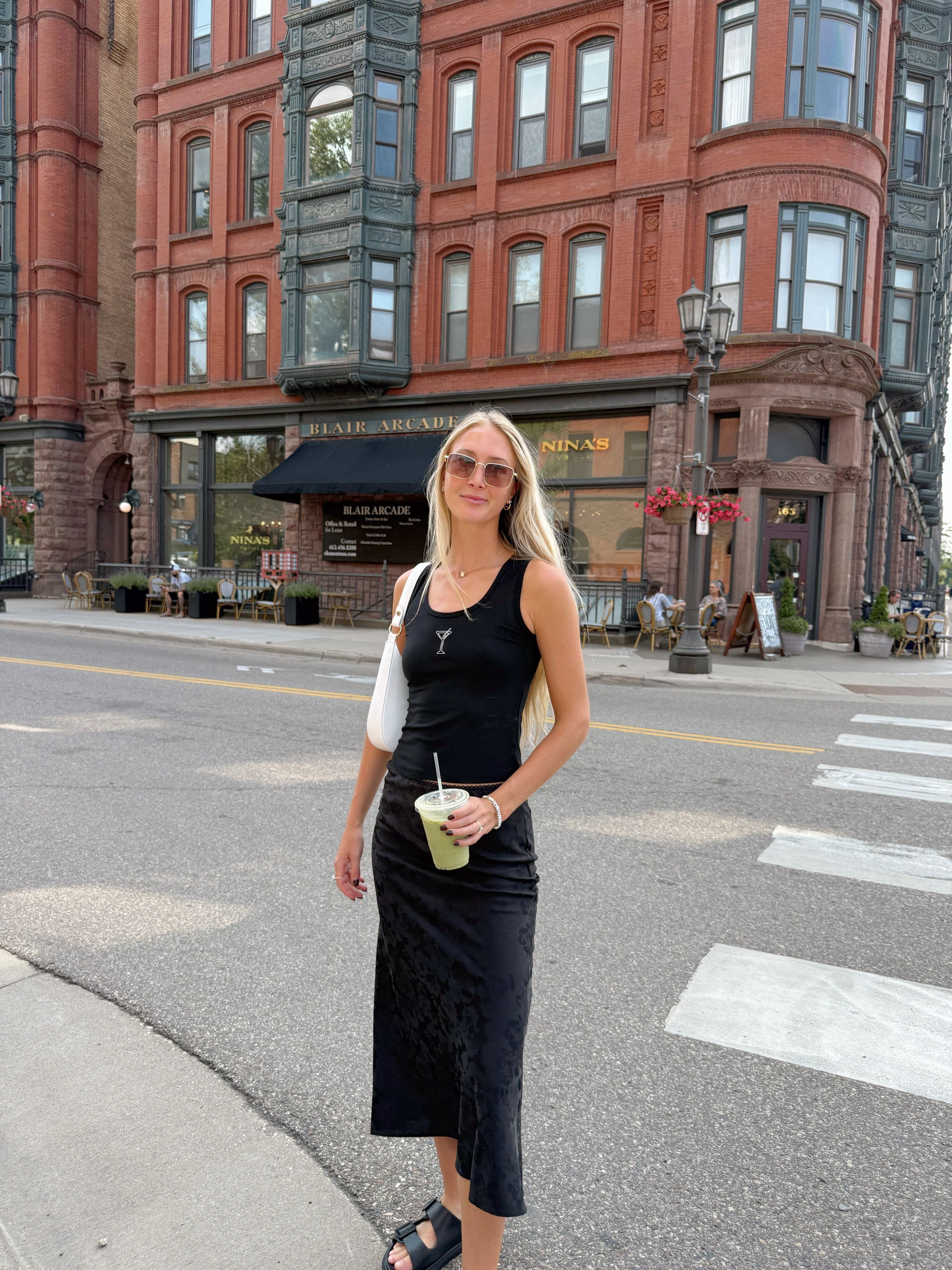 EMBROIDERED MARTINI TANK