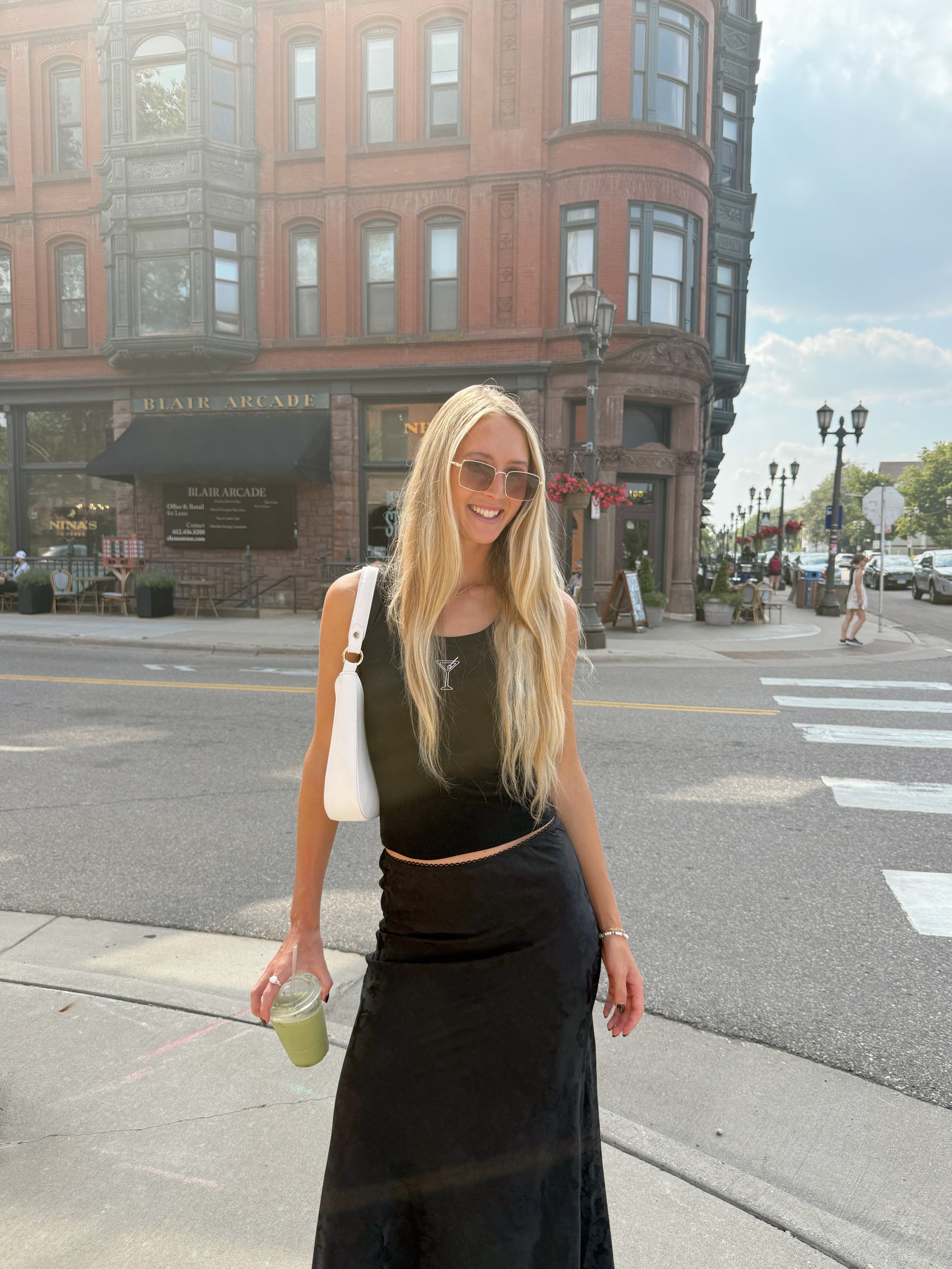 EMBROIDERED MARTINI TANK