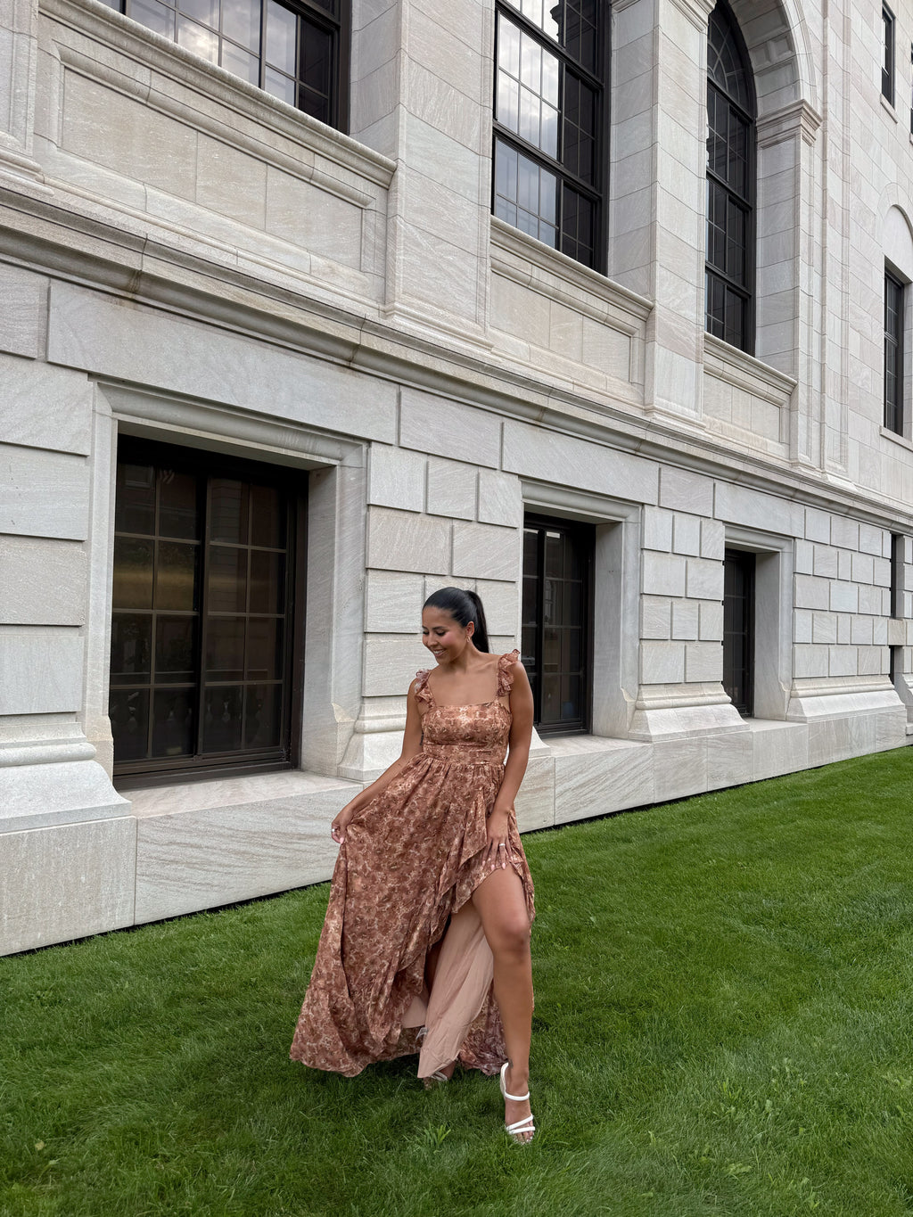 SERENDIPITY LEG SLIT DRESS