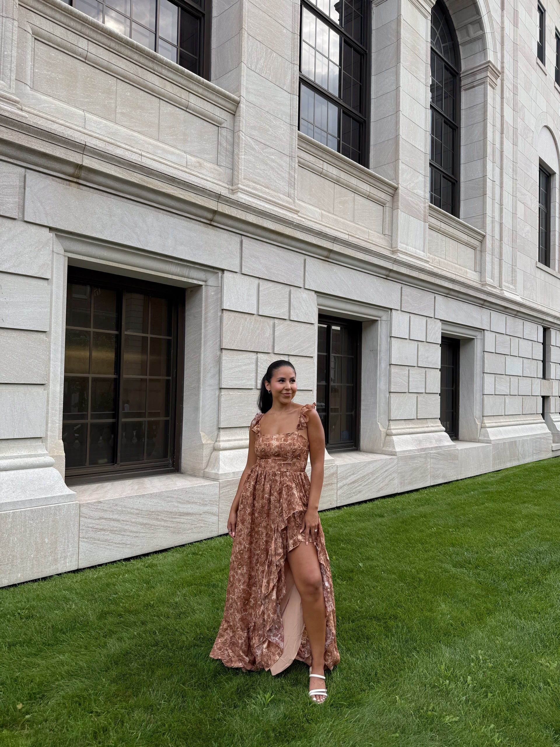 SERENDIPITY LEG SLIT DRESS