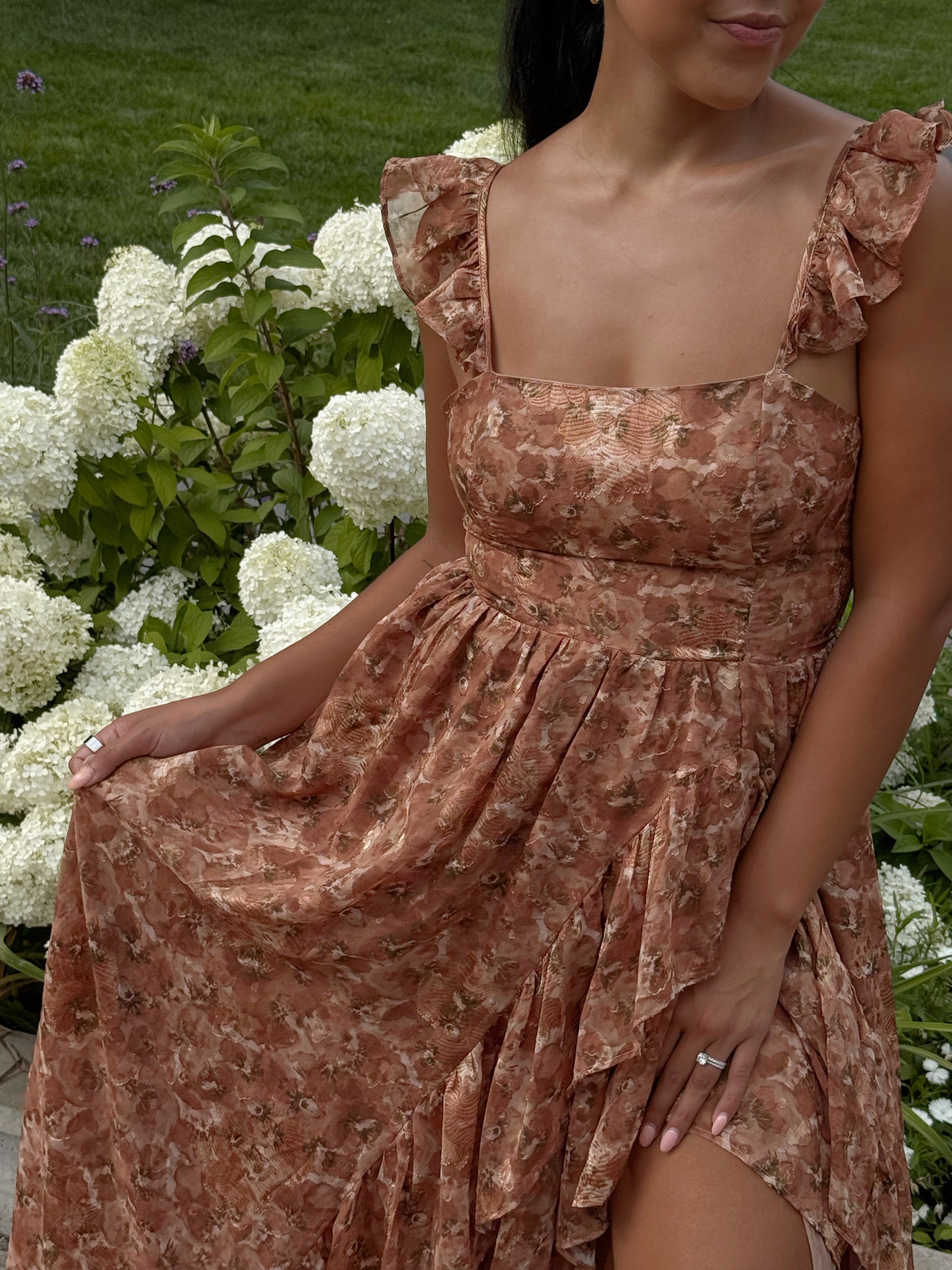 SERENDIPITY LEG SLIT DRESS