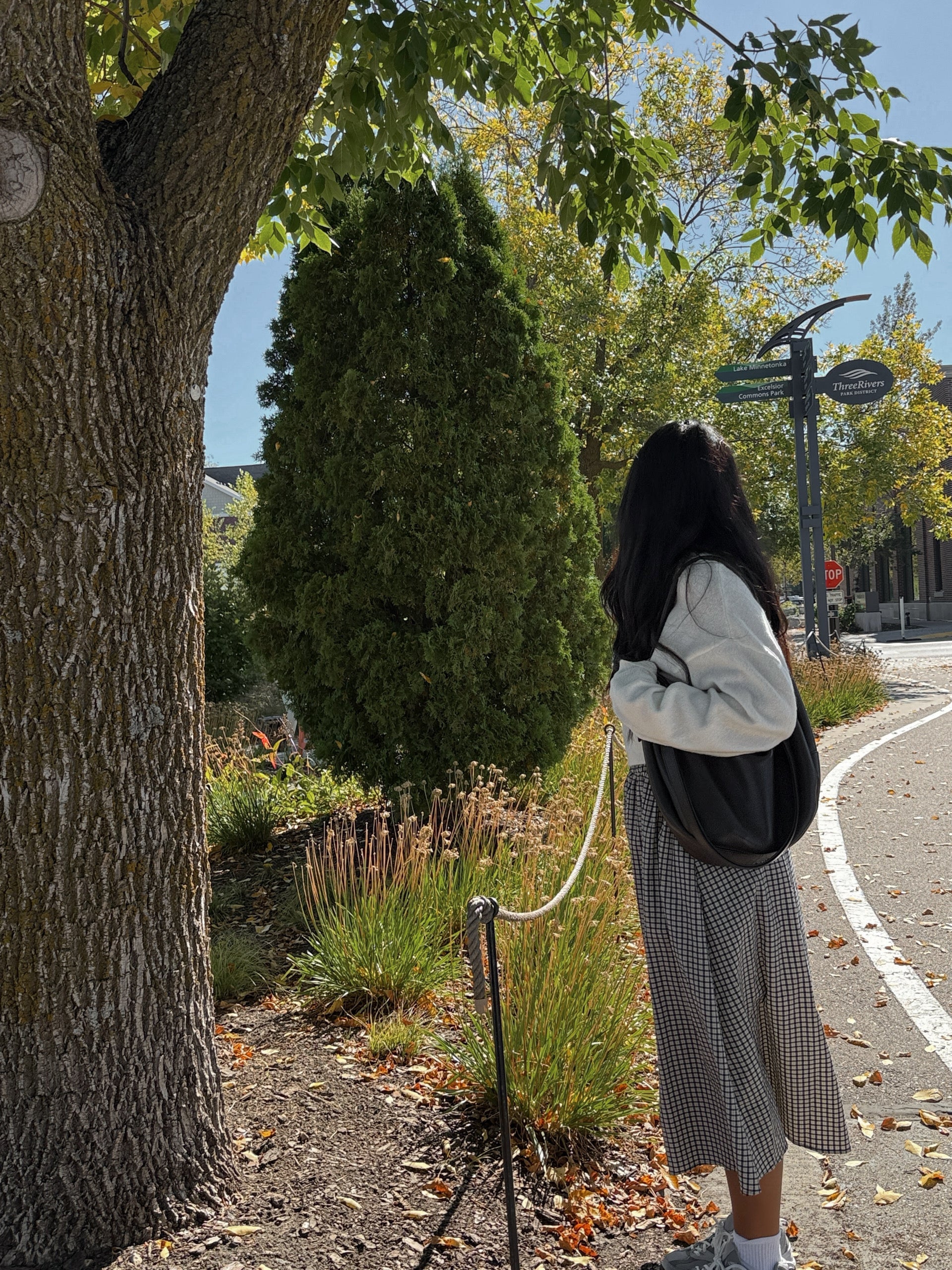 STARRY NIGHT PLAID SKIRT